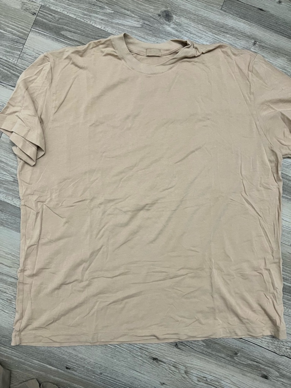 SKIMS Short Sleeve Crew Tee in Neutral Beige